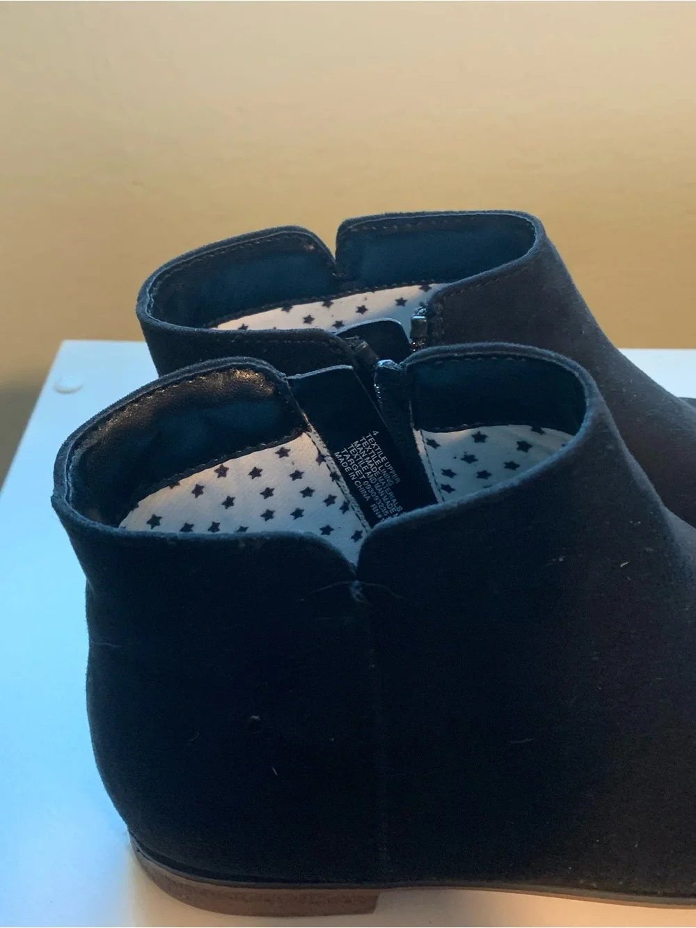 Black Boots Big Kids in Suede